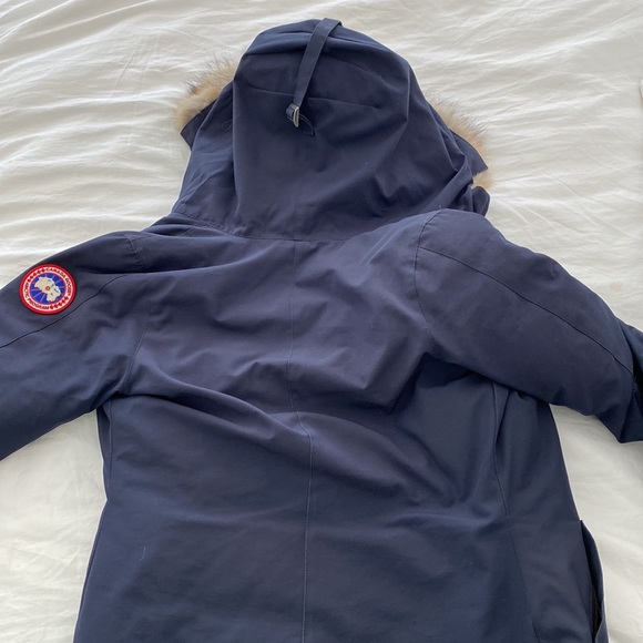 Navy Canada Goose Victoria Parka - Picture 3 of 4